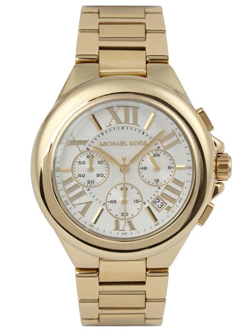 michael kors dameshorloge 3687|Michael Kors gold tone watch.